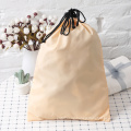 Custom small waterproof nylon drawstring laundry bag